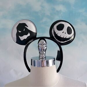 Nightmare Before Christmas PU Leather Disney Ears for Adults OS